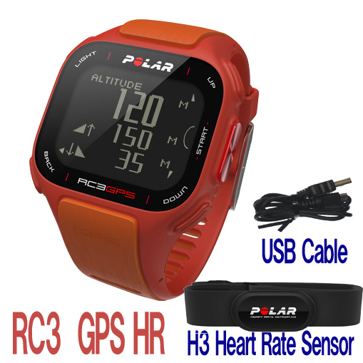 ポラール　RC3　GPS HR レッド/オレンジ(Polar RC3 GPS HR レッド/オレンジ)